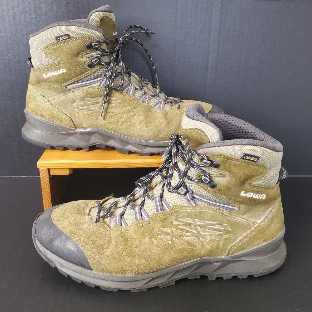 Lowa Explorer GTX MID Gore-Tex Men's Boots Olive Green Men's Size US 12 EU 46